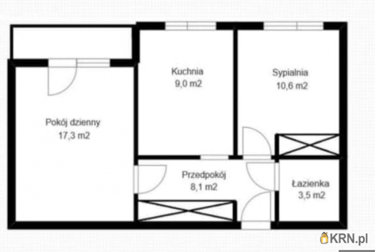 Mieszkanie  na sprzedaż, Kraków, Podgórze, ul. ks. I. Stoszki, 2 pokojowe