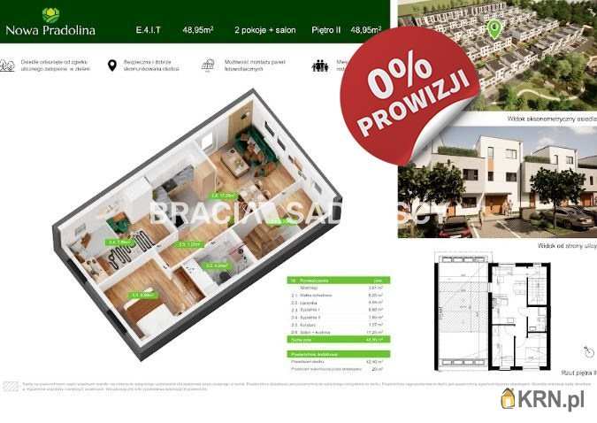 Mieszkanie  na sprzedaż, Tarnów, Zabłocie, ul. Skrzyszowska, 3 pokojowe