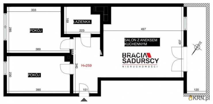 Mieszkanie  na sprzedaż, 3 pokojowe, Kraków, Swoszowice/Opatkowice, ul. M. Dębskiego