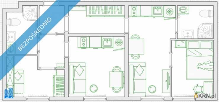 4 pokojowe, Katowice, Zawodzie, ul. , Mieszkanie  na sprzedaż