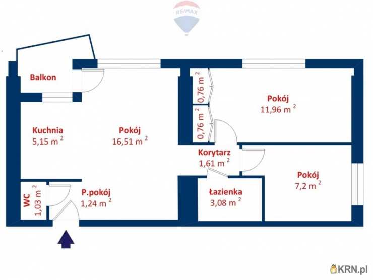 3 pokojowe, Mieszkanie  na sprzedaż, Poznań, Nowe Miasto, ul. 