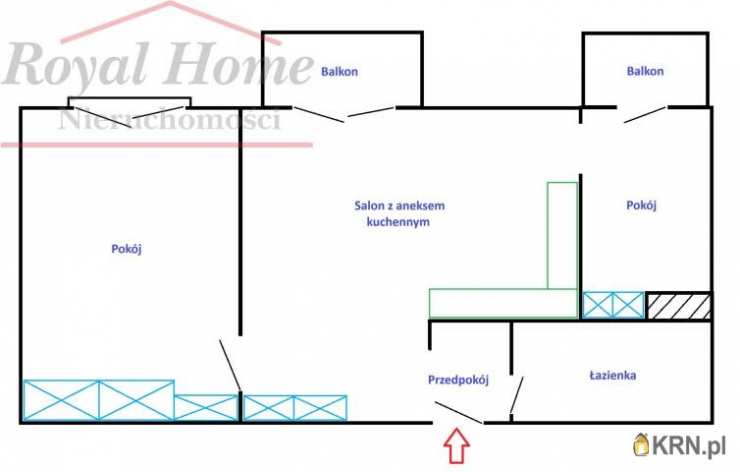 3 pokojowe, Mieszkanie  na sprzedaż, Wrocław, Stare Miasto, ul. Sokolnicza