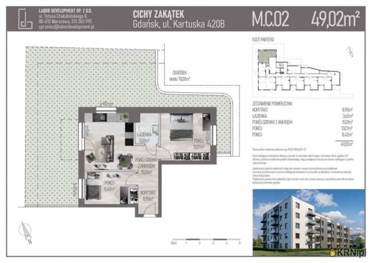 Home Experts, Mieszkanie  na sprzedaż, Gdańsk, Siedlce, ul. Kartuska