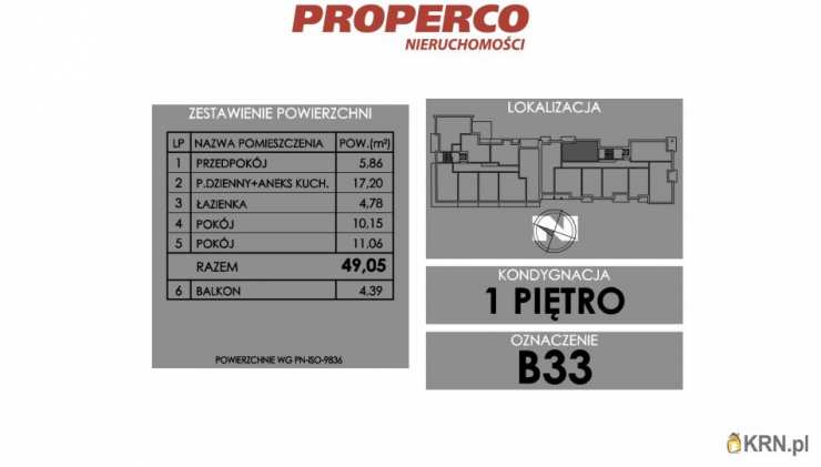 PROPERCO Sp. z o.o. Sp. k. , Mieszkanie  na sprzedaż, Skarżysko-Kamienna, ul. Żeromskiego