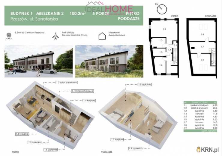 Mieszkanie  na sprzedaż, 3 pokojowe, Rzeszów, ul. 