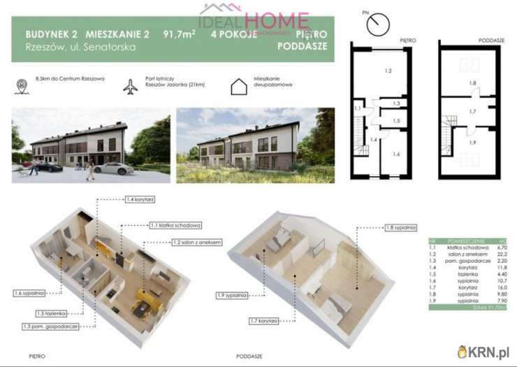 Rzeszów, ul. , 3 pokojowe, Mieszkanie  na sprzedaż