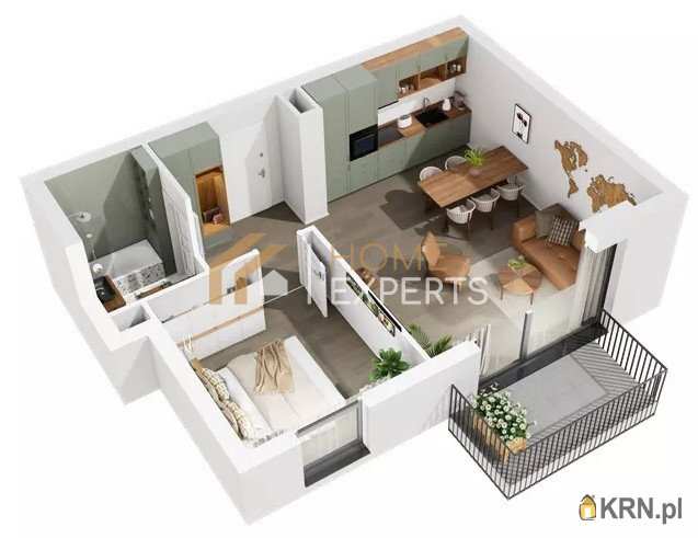 Gdańsk, Jasień, ul. K. Leskiego, 2 pokojowe, Mieszkanie  na sprzedaż