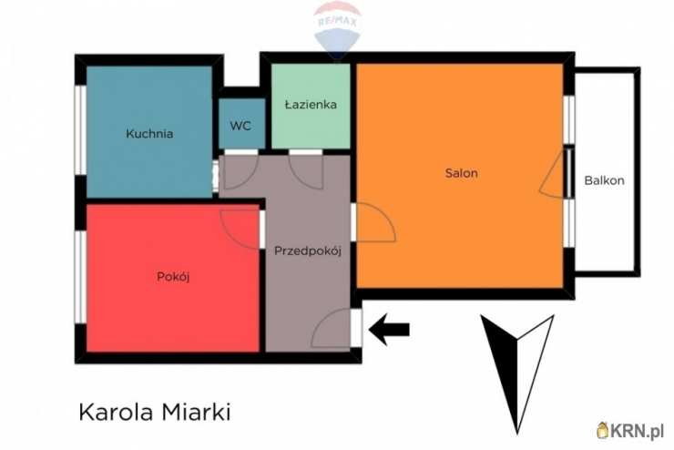 Mieszkanie  na sprzedaż, 2 pokojowe, Łódź, Bałuty, ul. 