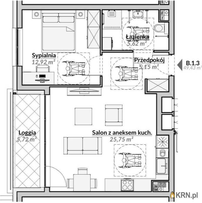 Inowrocław, ul. , 2 pokojowe, Mieszkanie  na sprzedaż