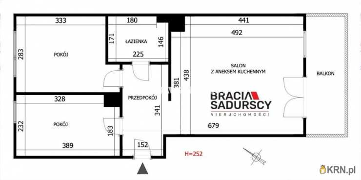 3 pokojowe, Mieszkanie  na sprzedaż, Kraków, Swoszowice, ul. M. Dębskiego