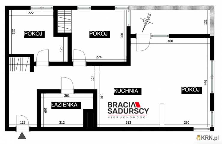 3 pokojowe, Mieszkanie  na sprzedaż, Kraków, Prądnik Biały, ul. 29 Listopada