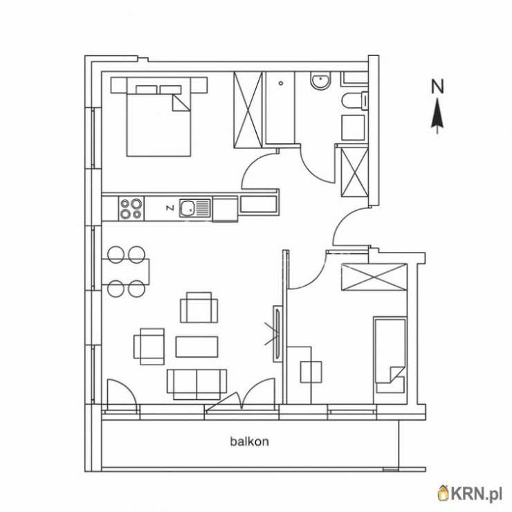 3 pokojowe, Mieszkanie  na sprzedaż, Wrocław, Psie Pole/Zakrzów, ul. 