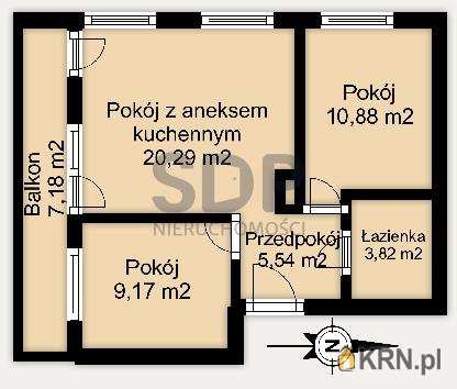 3 pokojowe, Mieszkanie  na sprzedaż, Wrocław, Psie Pole/Zakrzów, ul. Zatorska