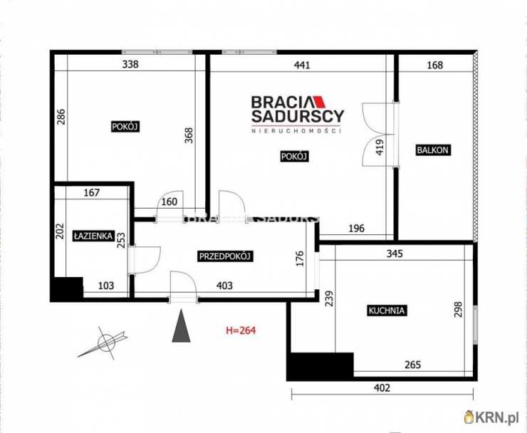 Kraków, Czyżyny, ul. , 2 pokojowe, Mieszkanie  na sprzedaż