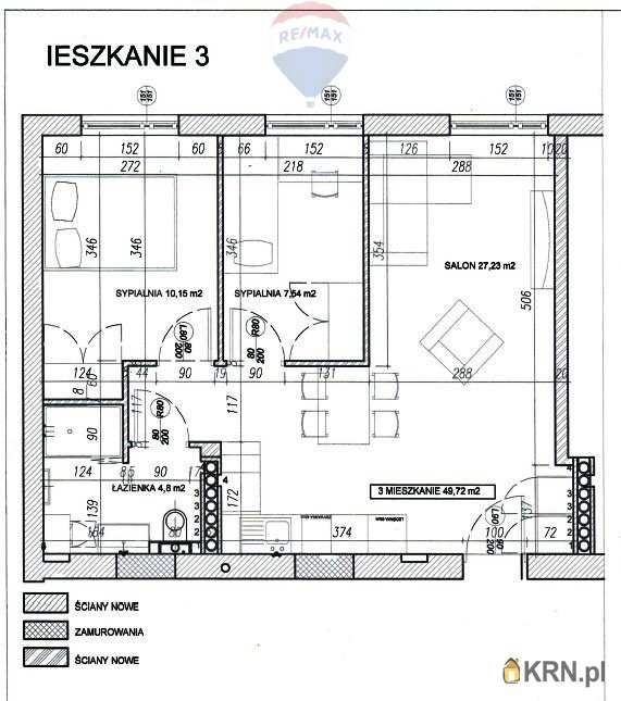 Mieszkanie  do wynajęcia, 3 pokojowe, Cieszyn, ul. 