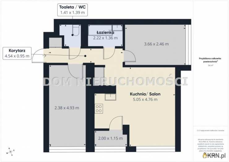 Olsztyn, Pojezierze, ul. Kołobrzeska, Mieszkanie  na sprzedaż, 3 pokojowe