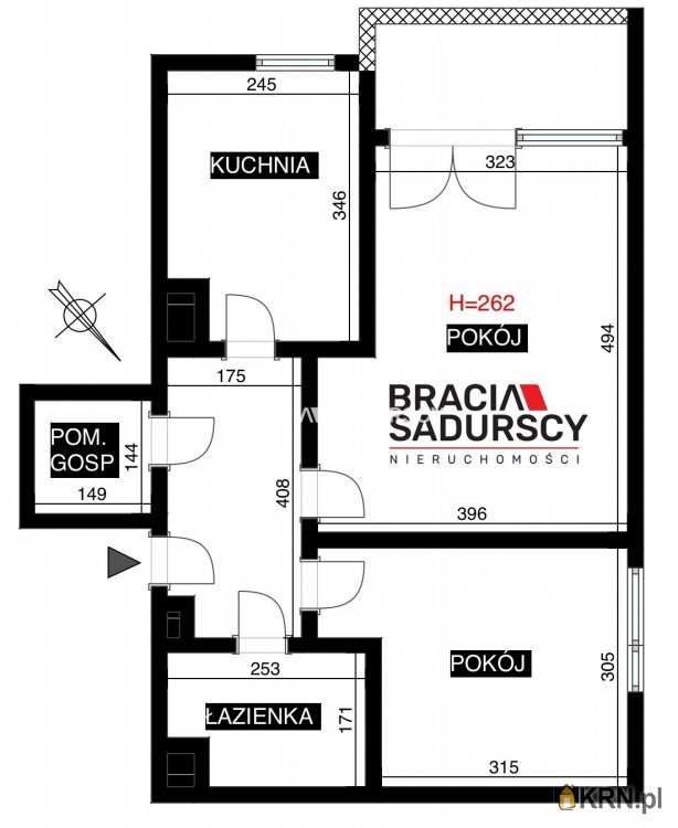 Kraków, Swoszowice, ul. Ł. Opalińskiego, Mieszkanie  na sprzedaż, 2 pokojowe