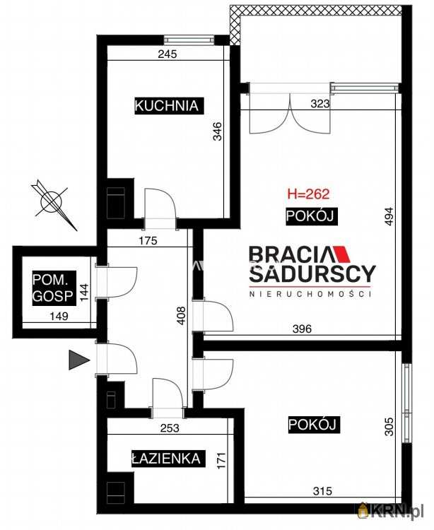 Mieszkanie  na sprzedaż, Kraków, Swoszowice, ul. Ł. Opalińskiego, 2 pokojowe