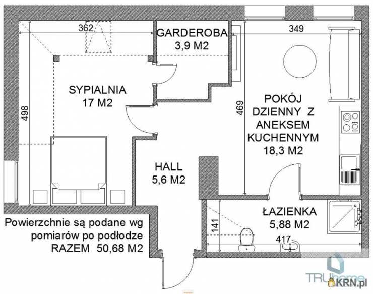 2 pokojowe, Mieszkanie  na sprzedaż, Katowice, Środmieście, ul. Rybnicka