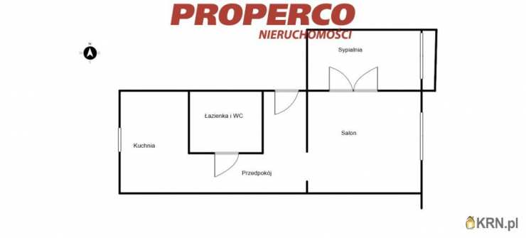 Kielce, ul. I. Paderewskiego, 2 pokojowe, Mieszkanie  na sprzedaż