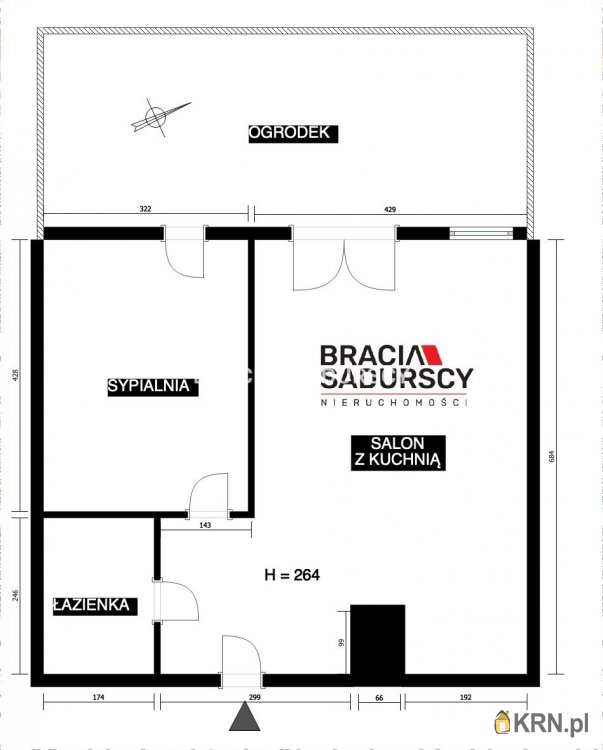 BRACIA SADURSCY ODDZIAŁ BS4 KROWODRZA, Mieszkanie  do wynajęcia, Kraków, Grzegórzki, ul. Pokoju