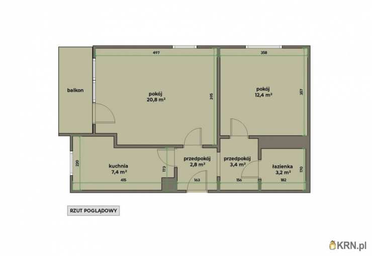 2 pokojowe, Kraków, Czyżyny, ul. Dywizjonu 303, Mieszkanie  na sprzedaż