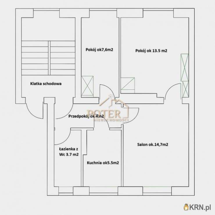Poter Nieruchomości, Mieszkanie  na sprzedaż, Wrocław, Fabryczna, ul. Wróbla
