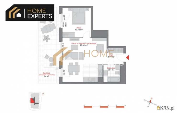 Mieszkanie  na sprzedaż, Gdańsk, Oliwa, ul. A. Grottgera, 2 pokojowe