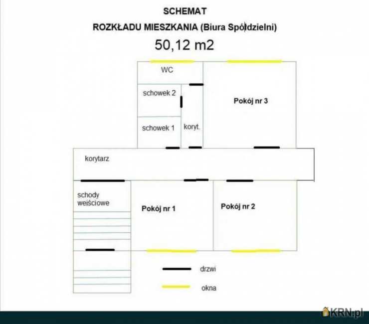 Mieszkanie  na sprzedaż, 3 pokojowe, Karnice, ul. 