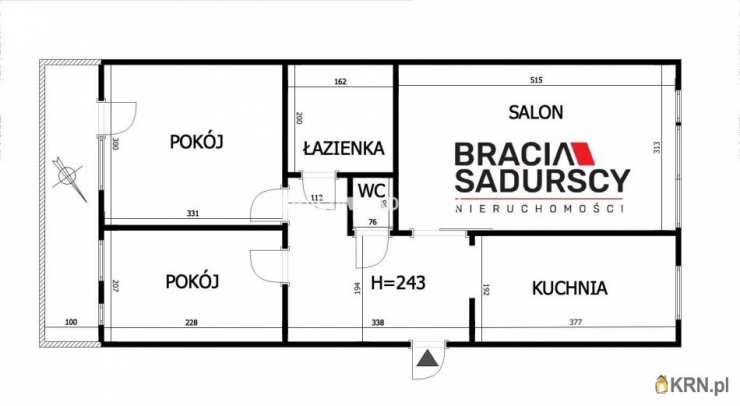 Mieszkanie  na sprzedaż, 3 pokojowe, Kraków, Prądnik Biały/Krowodrza Górka, ul. Krowoderskich Zuchów