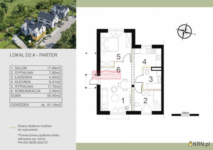 3 pokojowe, Kraków, Nowa Huta, ul. , Mieszkanie  na sprzedaż
