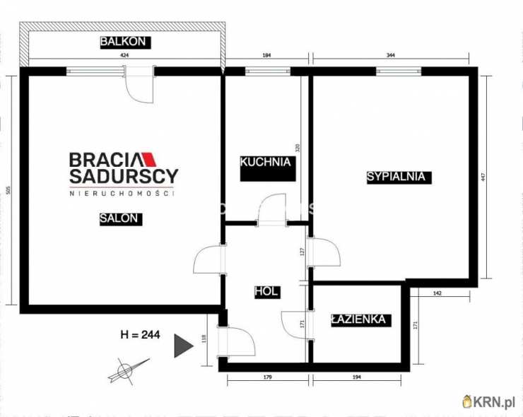 Kraków, Prądnik Czerwony/Ugorek, ul. , 2 pokojowe, Mieszkanie  na sprzedaż