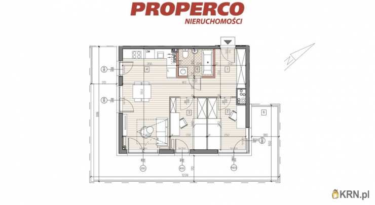 3 pokojowe, Jędrzejów, ul. , Mieszkanie  na sprzedaż