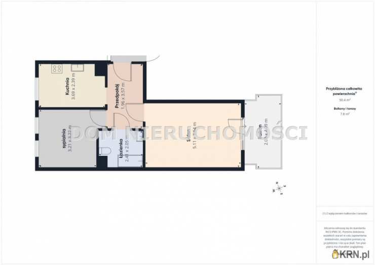 Mieszkanie  na sprzedaż, 2 pokojowe, Olsztyn, Nagórki, ul. prof. W. Minakowskiego