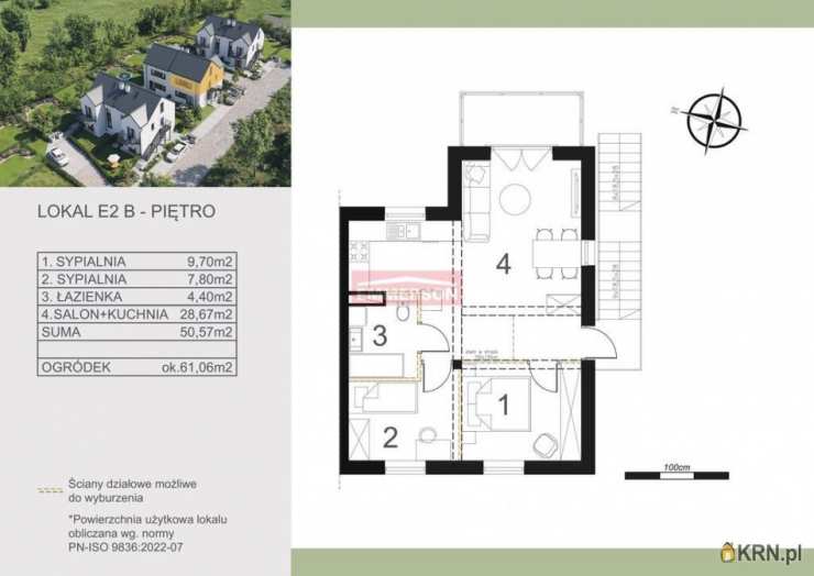 3 pokojowe, Kraków, Nowa Huta, ul. , Mieszkanie  na sprzedaż