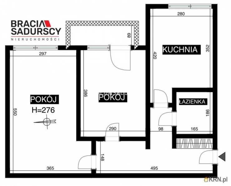 2 pokojowe, Kraków, Nowa Huta, ul. Urocze, Mieszkanie  na sprzedaż
