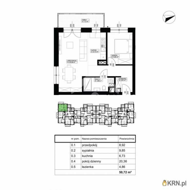 Mieszkanie  na sprzedaż, 2 pokojowe, Rzeszów, os. Franciszka Kotuli, ul. 
