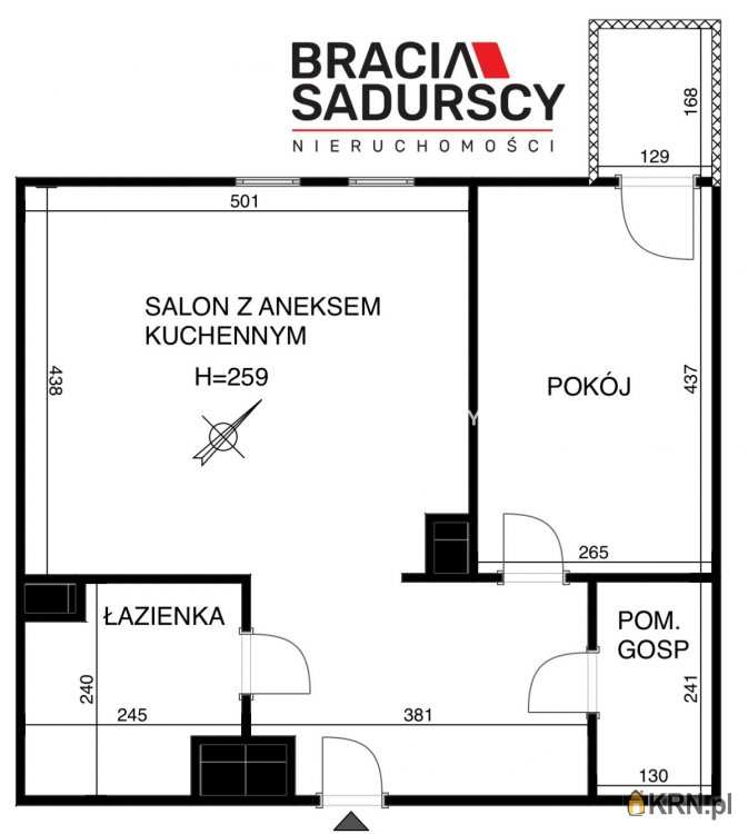 Kraków, Podgórze/Zabłocie, ul. , Mieszkanie  na sprzedaż, 2 pokojowe