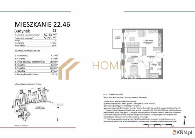 Gdańsk, Chełm, ul. Pastelowa, 3 pokojowe, Mieszkanie  na sprzedaż