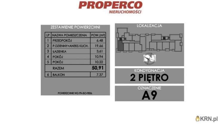 PROPERCO Sp. z o.o. Sp. k. , Mieszkanie  na sprzedaż, Skarżysko-Kamienna, ul. Żeromskiego