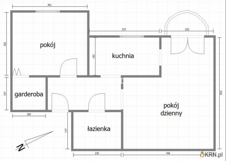 Kraków, Swoszowice/Kliny Borkowskie, ul. Borkowska, Mieszkanie  na sprzedaż, 2 pokojowe