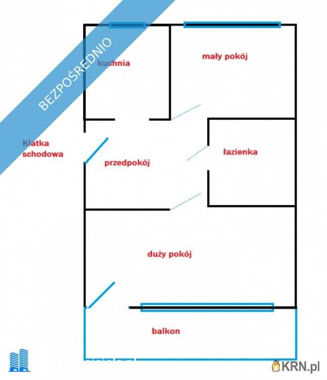 2 pokojowe, Tychy, Śródmieście, ul. Rodzeństwa Krzyżowskich, Mieszkanie  na sprzedaż