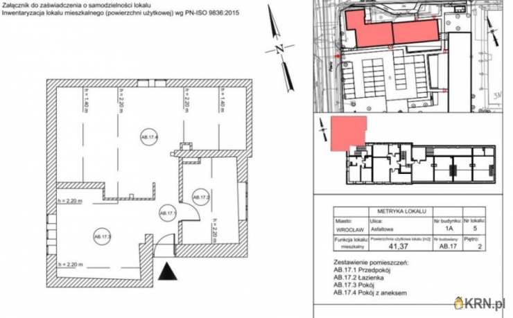 2 pokojowe, Wrocław, Krzyki, ul. , Mieszkanie  na sprzedaż
