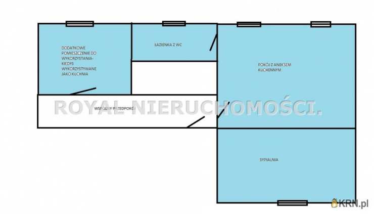 Mieszkanie  na sprzedaż, 2 pokojowe, Zabrze, ul. Wolności