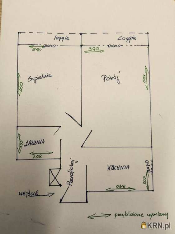 2 pokojowe, Kraków, Stare Miasto/Wawel, ul. Z. Krasińskiego, Mieszkanie  na sprzedaż