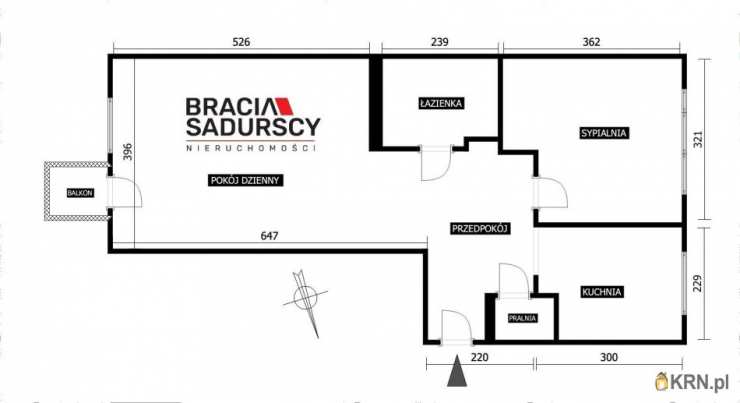 Kraków, Podgórze/Stare Podgórze, ul. Śliska, 2 pokojowe, Mieszkanie  na sprzedaż