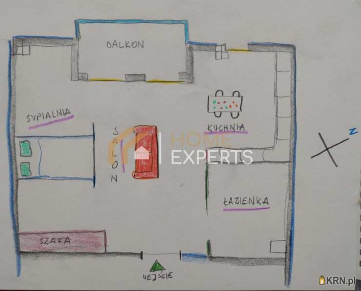 Gdańsk, Wrzeszcz Górny, ul. Partyzantów, Mieszkanie  na sprzedaż, 2 pokojowe