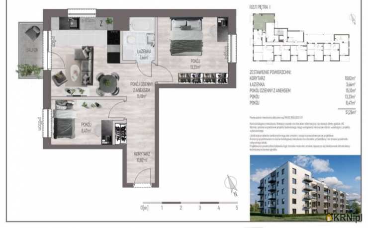 Mieszkanie  na sprzedaż, 3 pokojowe, Gdańsk, Siedlce, ul. Kartuska