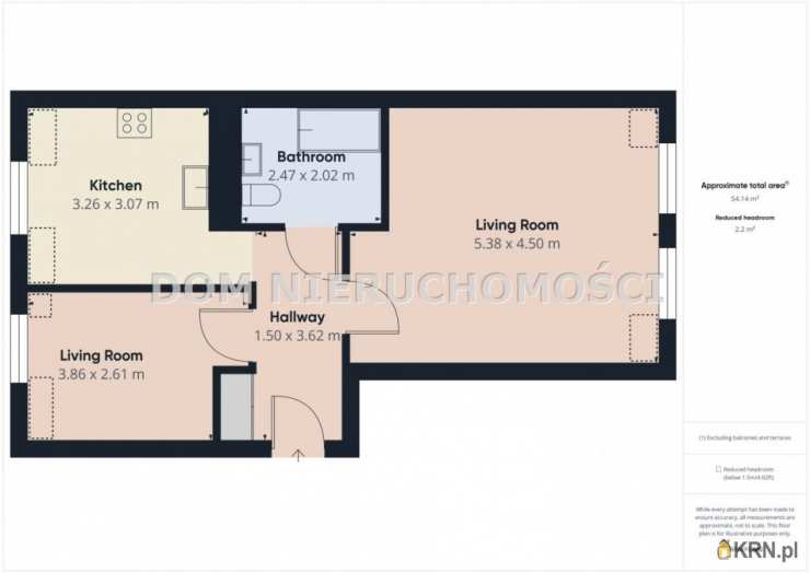 2 pokojowe, Mieszkanie  na sprzedaż, Dywity, ul. Kwiatowa