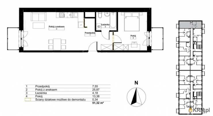 Mieszkanie  na sprzedaż, 2 pokojowe, Kraków, Bieżanów-Prokocim/Złocień, ul. 